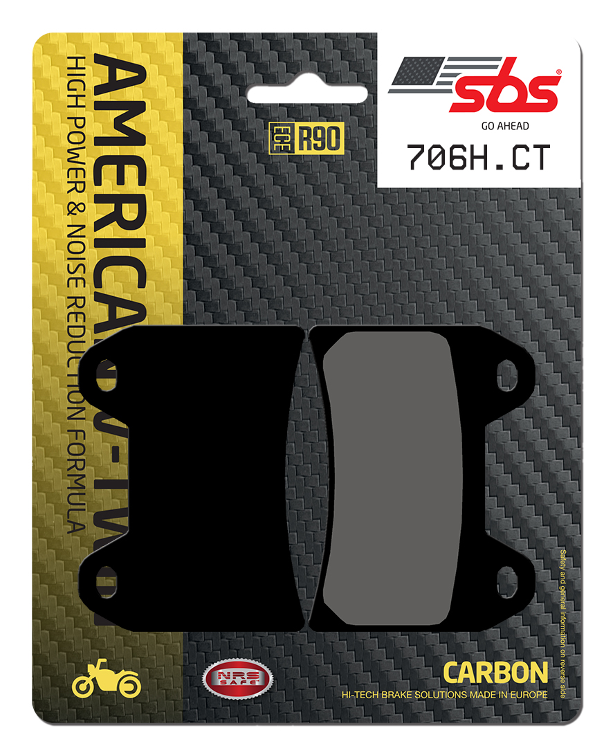 Bremsbelag SBS 706H.CT (Satz pro Scheibe) Street High Power Carbon