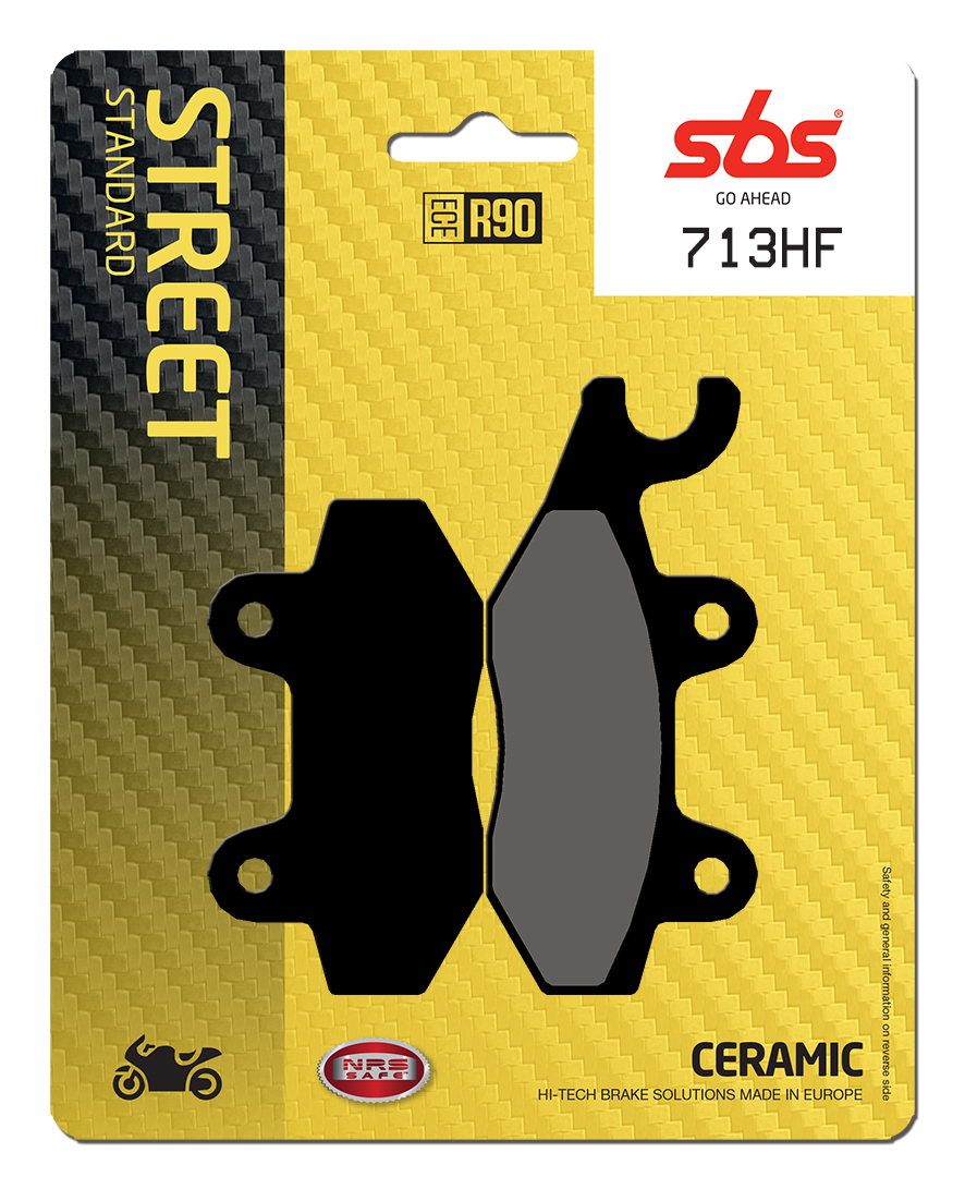 Bremsbelag SBS 713HF (Satz pro Scheibe) Street Ceramic