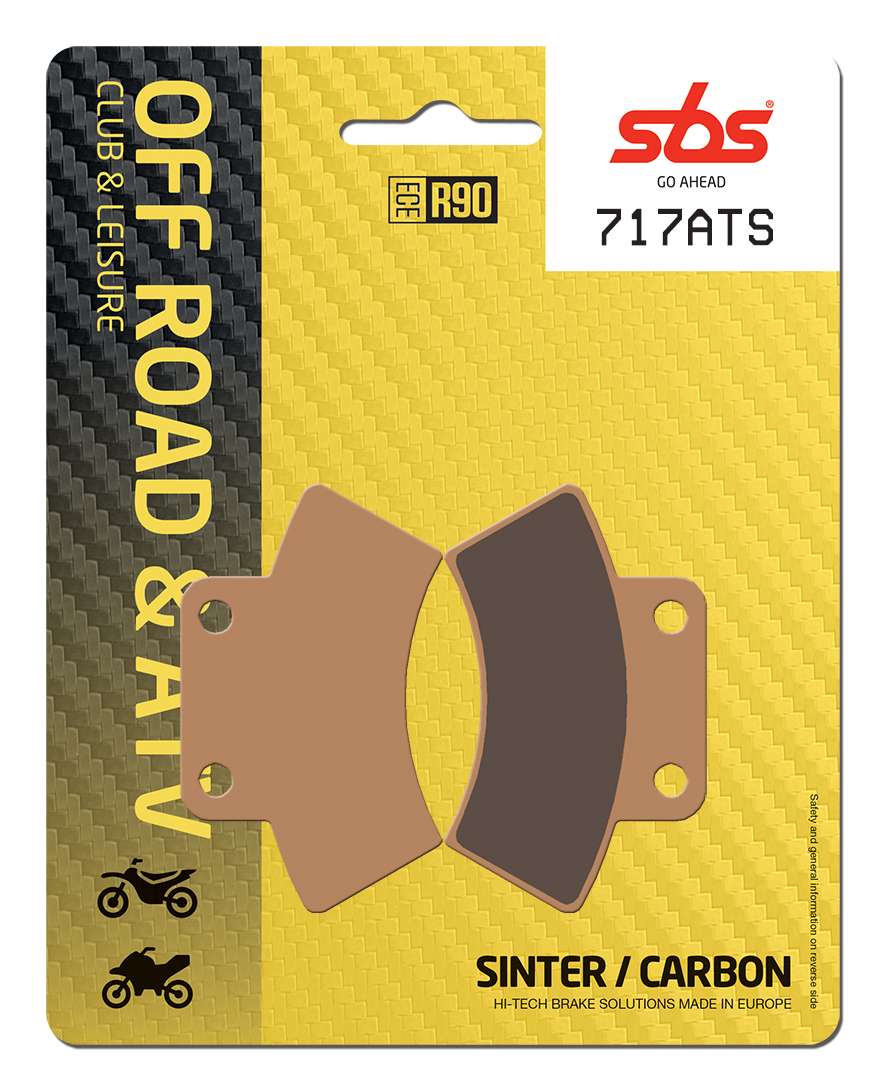 Bremsbelag SBS 717ATS (Satz pro Scheibe) Quad Sinter