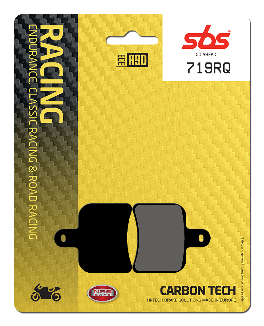 Bremsbelag SBS 719RQ (Satz pro Scheibe) Road Racing Carbon Tech