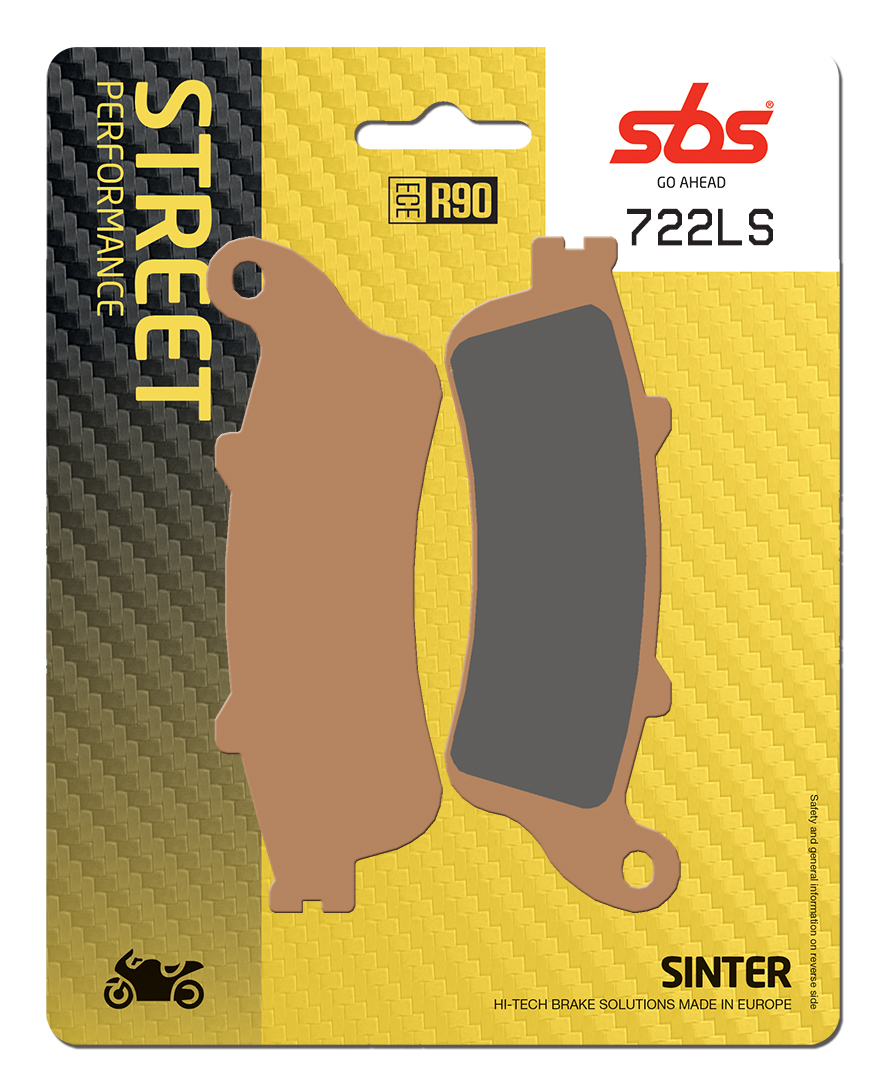 Bremsbelag SBS 722LS (Satz pro Scheibe) Street Sinter