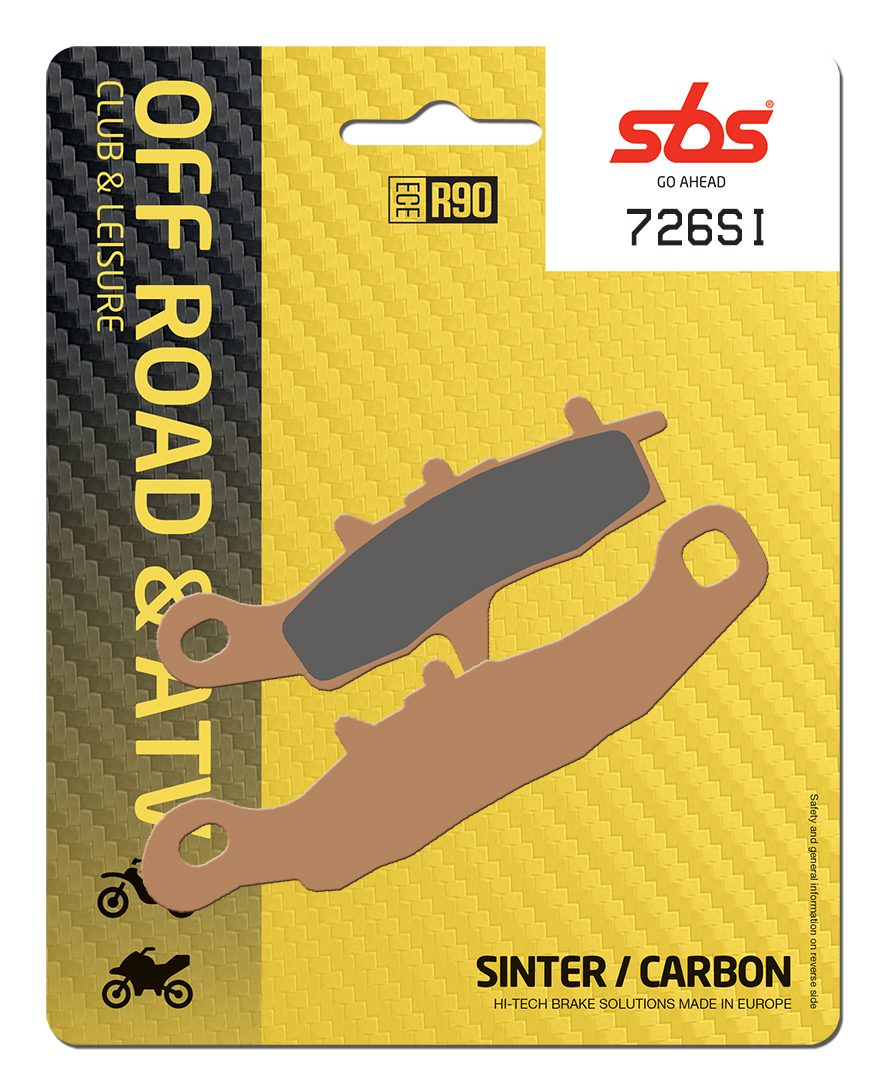 Bremsbelag SBS 726SI (Satz pro Scheibe) Offroad Sinter