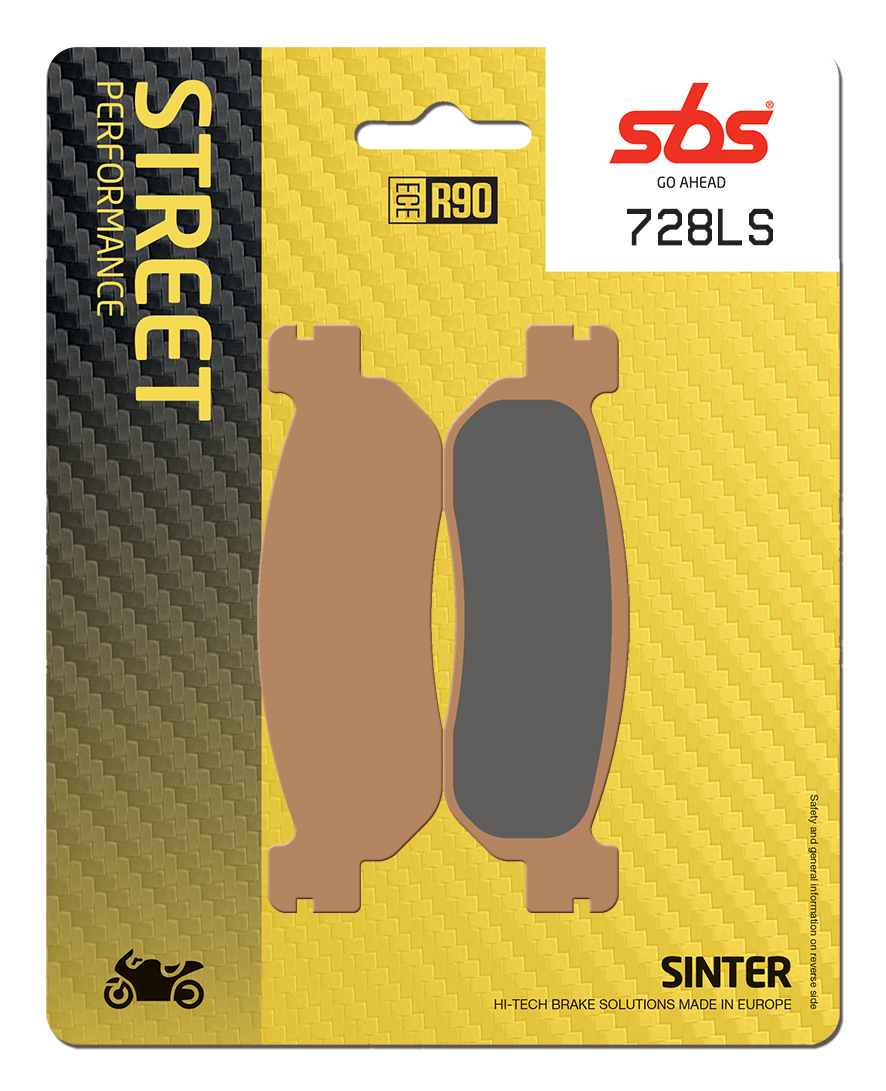 Bremsbelag SBS 728LS (Satz pro Scheibe) Street Sinter