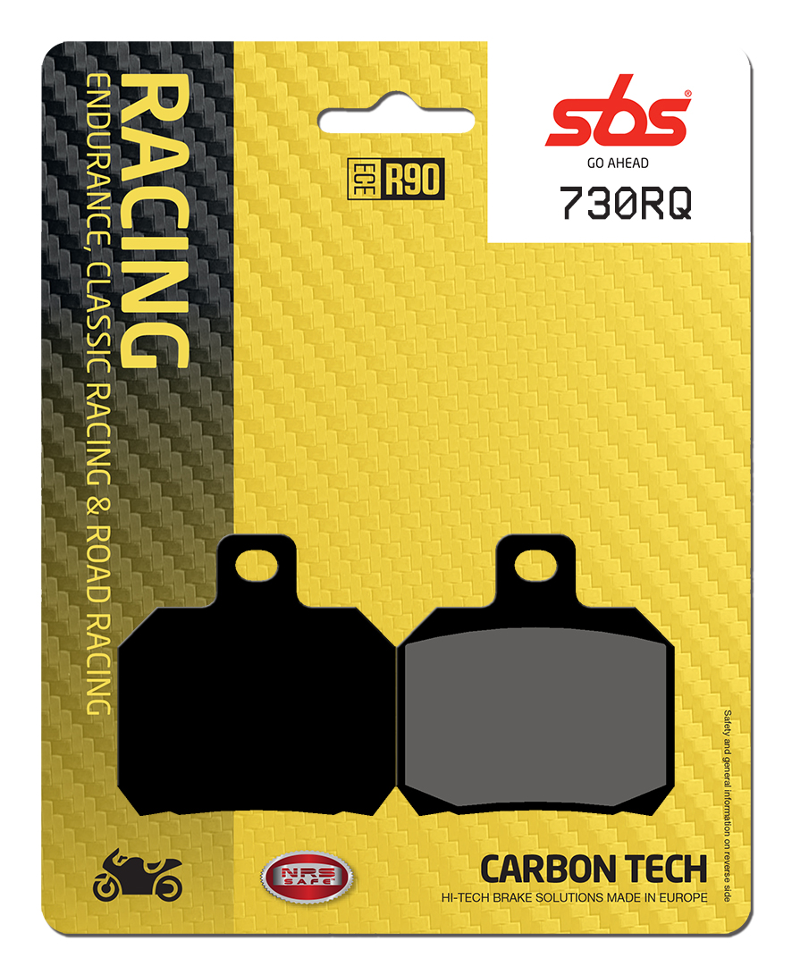 Bremsbelag SBS 730RQ (Satz pro Scheibe) Carbon Compound