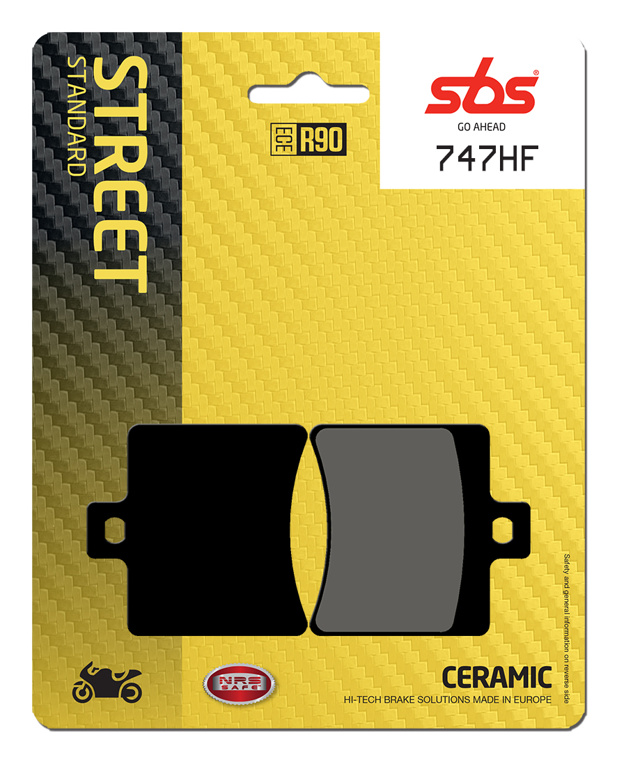 Bremsbelag SBS 747HF (Satz pro Scheibe) Street Ceramic