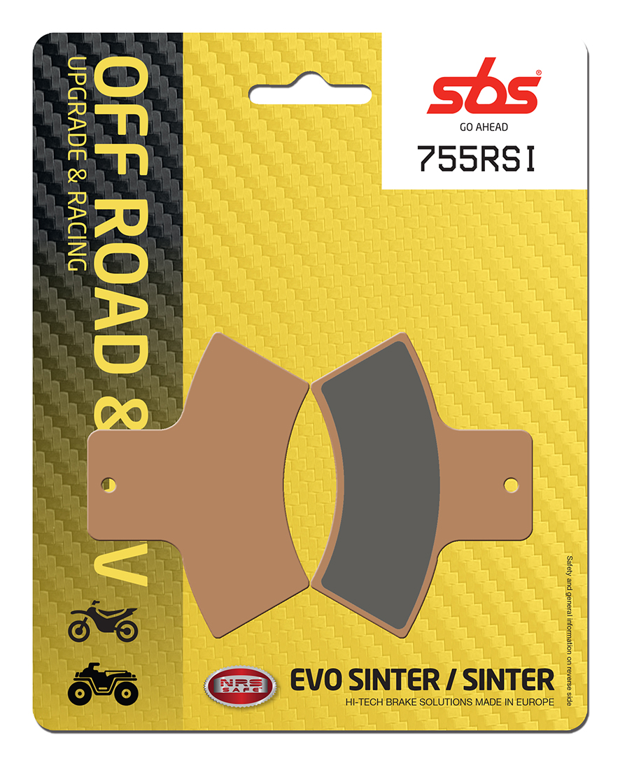 Bremsbelag SBS 755RSI (Satz pro Scheibe) Offroad Racing Sinter