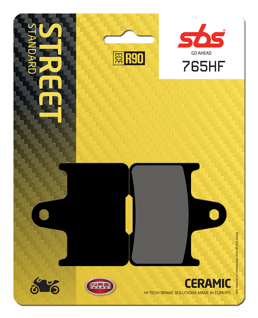 Bremsbelag SBS 765HF (Satz pro Scheibe) Street Ceramic