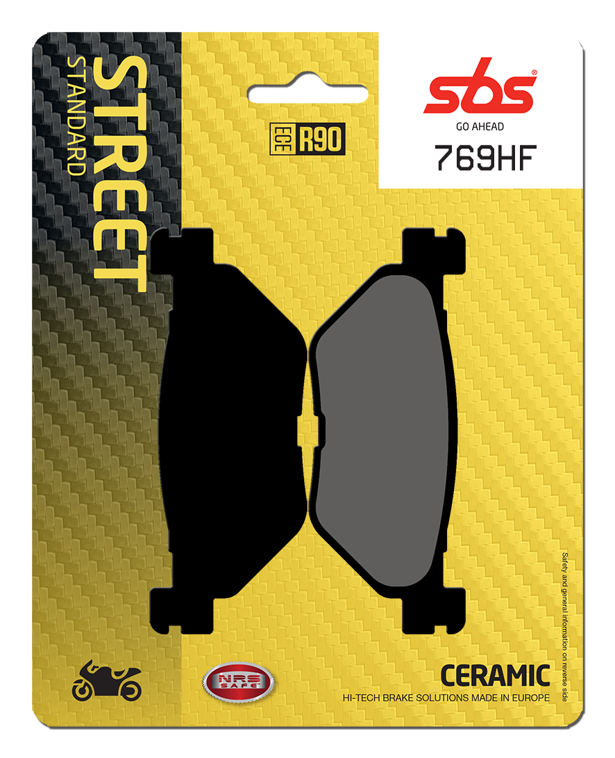 Bremsbelag SBS 769HF (Satz pro Scheibe) Street Ceramic