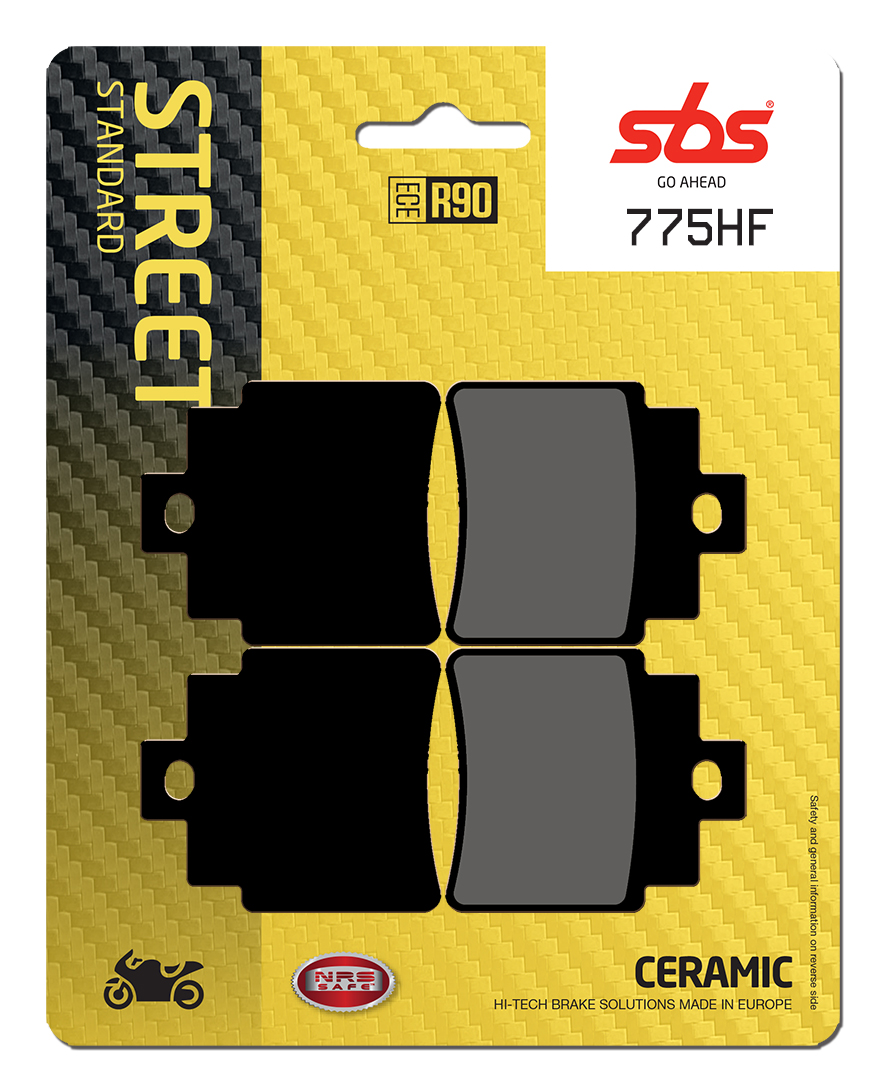 Bremsbelag SBS 775HF (Satz pro Scheibe) Street Ceramic