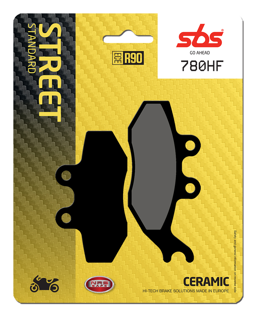 Bremsbelag SBS 780HF (Satz pro Scheibe) Street Ceramic