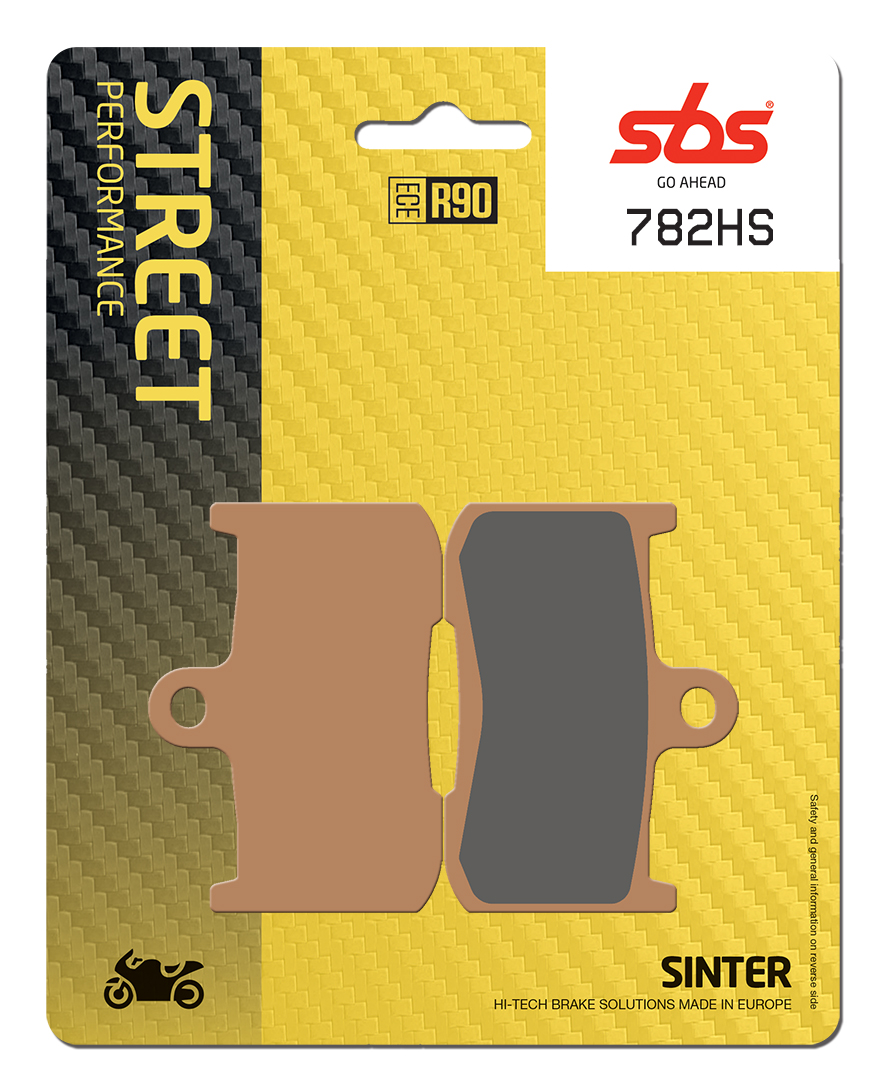 Bremsbelag SBS 782HS (Satz pro Scheibe) Street Sinter