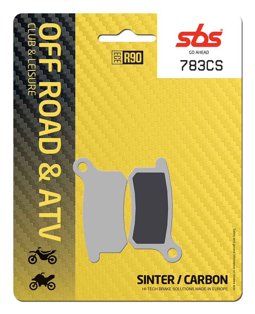 Bremsbelag SBS 783CS (Satz pro Scheibe) Offroad Carbon