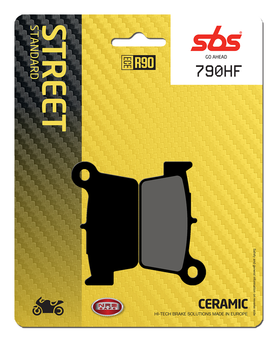 Bremsbelag SBS 790HF (Satz pro Scheibe) Street Ceramic