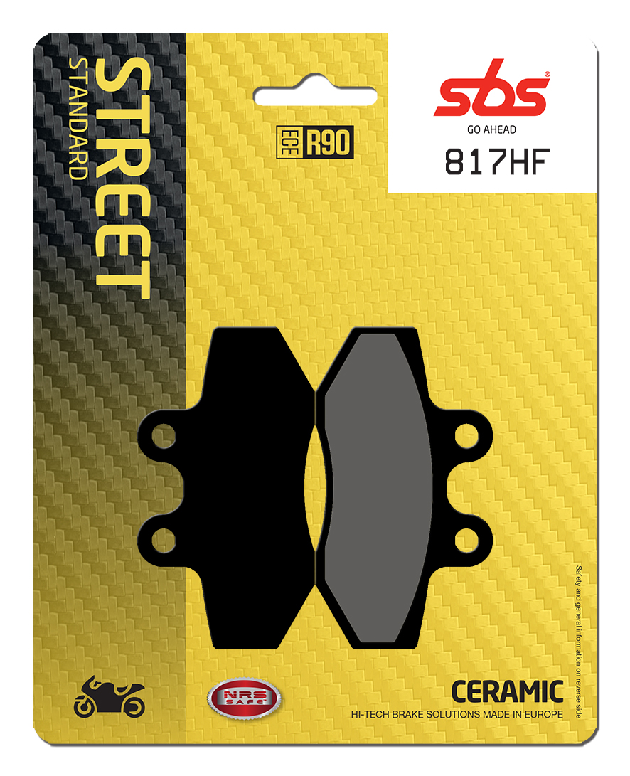 Bremsbelag SBS 817HF (Satz pro Scheibe) Street Ceramic
