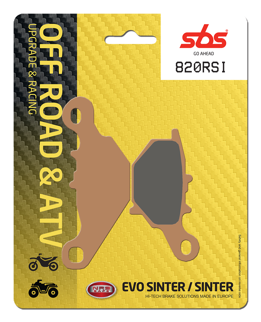 Bremsbelag SBS 820RSI (Satz pro Scheibe) Offroad Racing Sinter