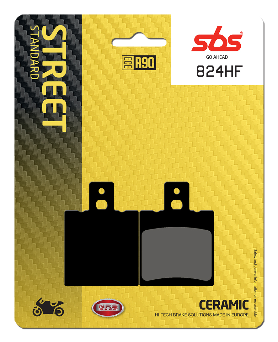 Bremsbelag SBS 824HF (Satz pro Scheibe) Street Ceramic