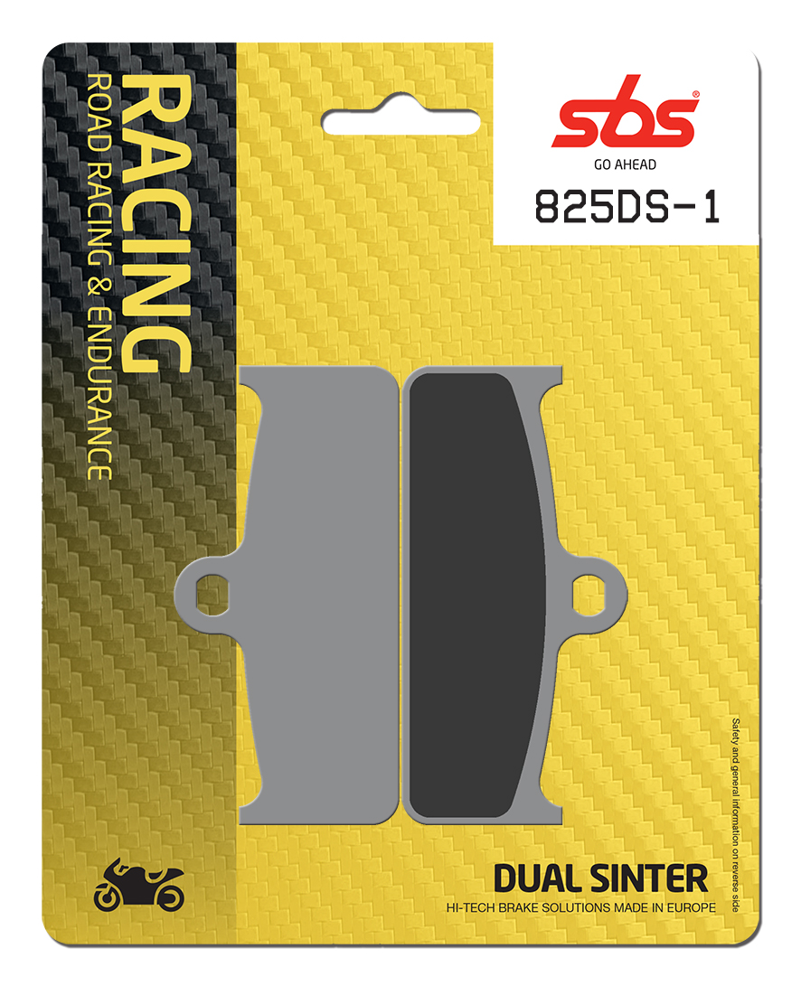 Bremsbelag SBS 825DS-1 (Satz pro Scheibe) Road Racing Endurance (Giftiger Biss)