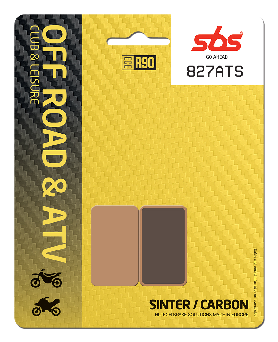 Bremsbelag SBS 827ATS (Satz pro Scheibe) Quad Sinter