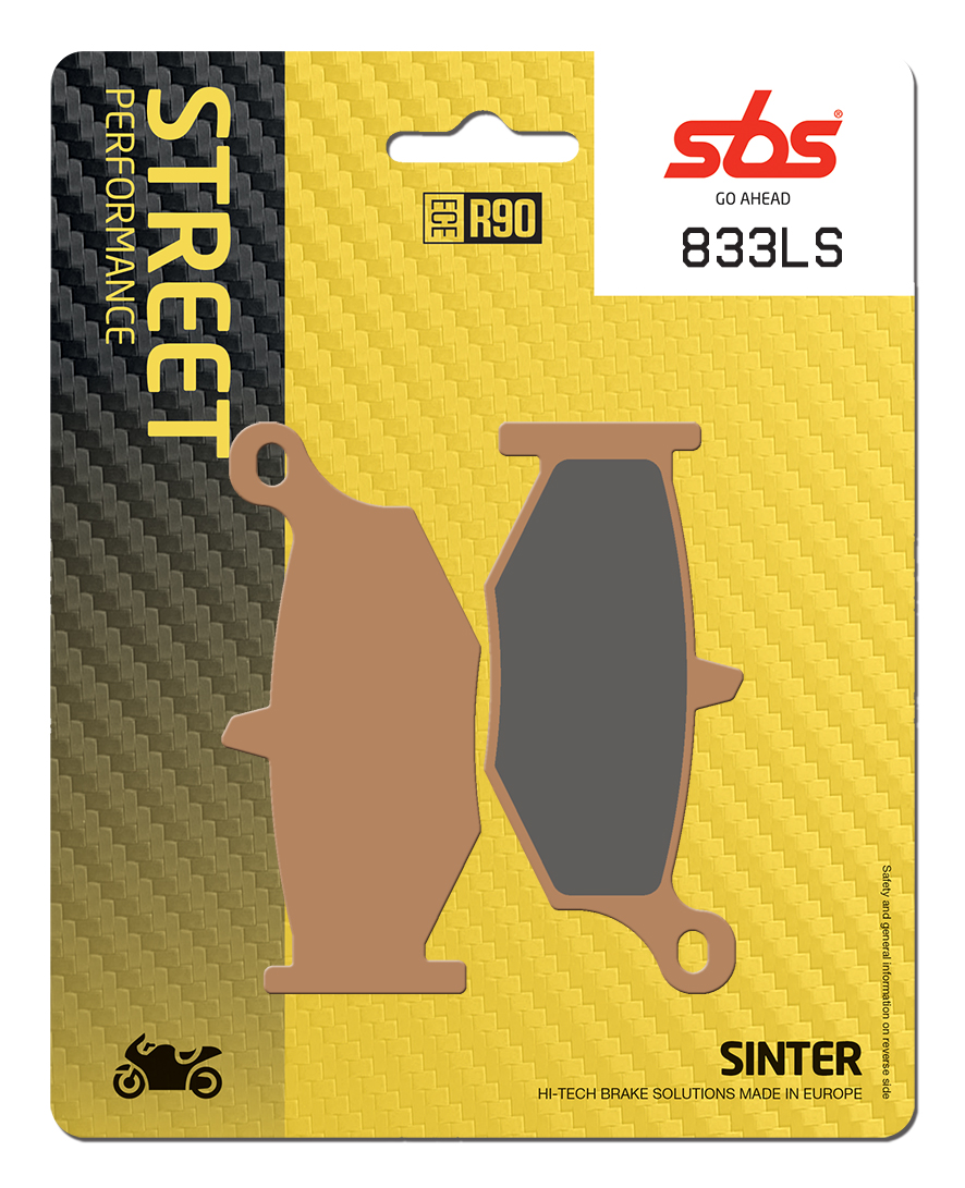 Bremsbelag SBS 833LS (Satz pro Scheibe) Street Sinter