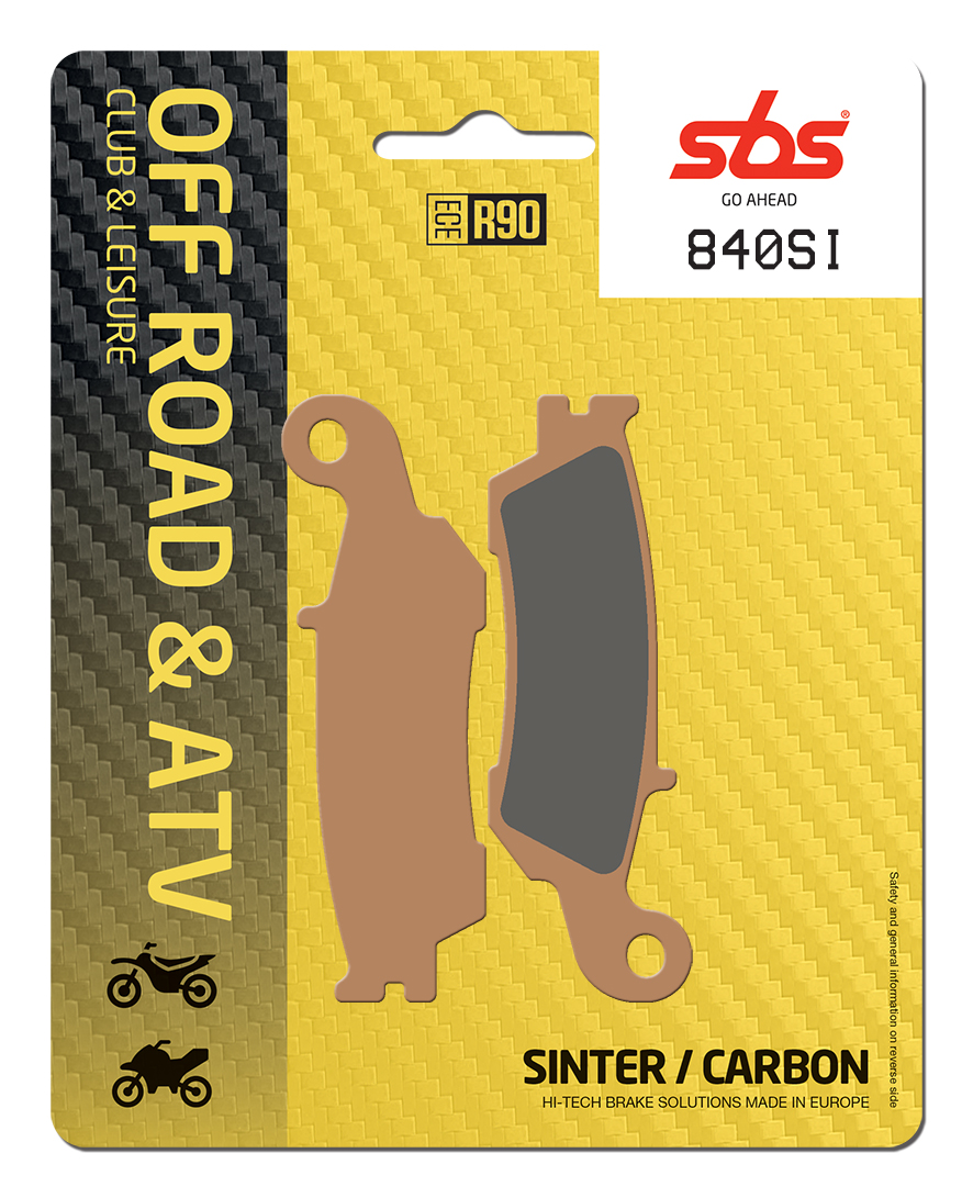 Bremsbelag SBS 840SI (Satz pro Scheibe) Offroad Sinter