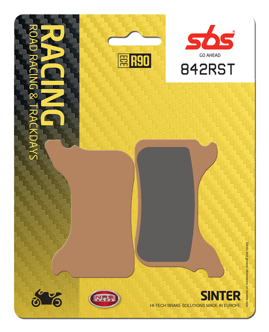 Bremsbelag SBS 842RST (Satz pro Scheibe) Road Racing Sinter