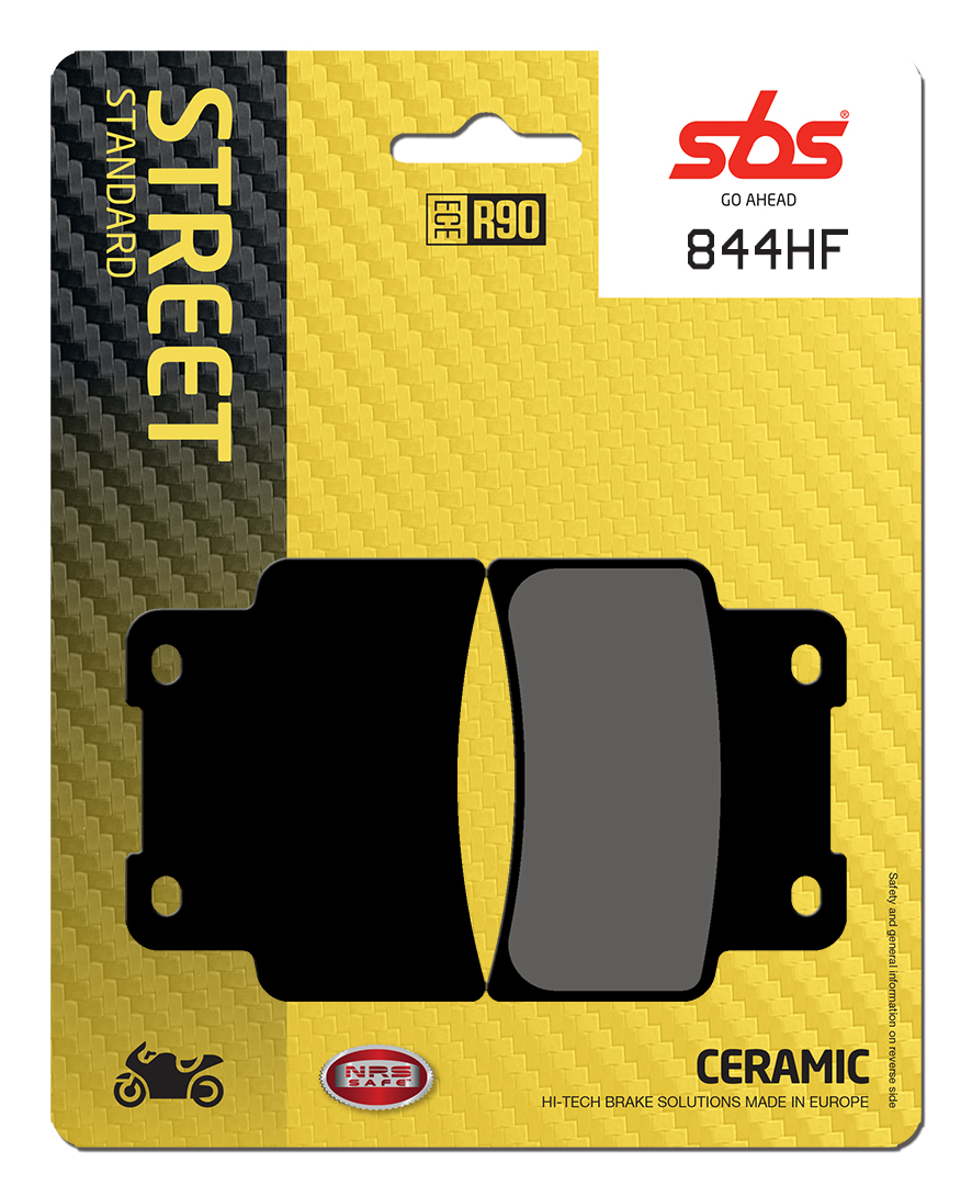 Bremsbelag SBS 844HF (Satz pro Scheibe) Street Ceramic