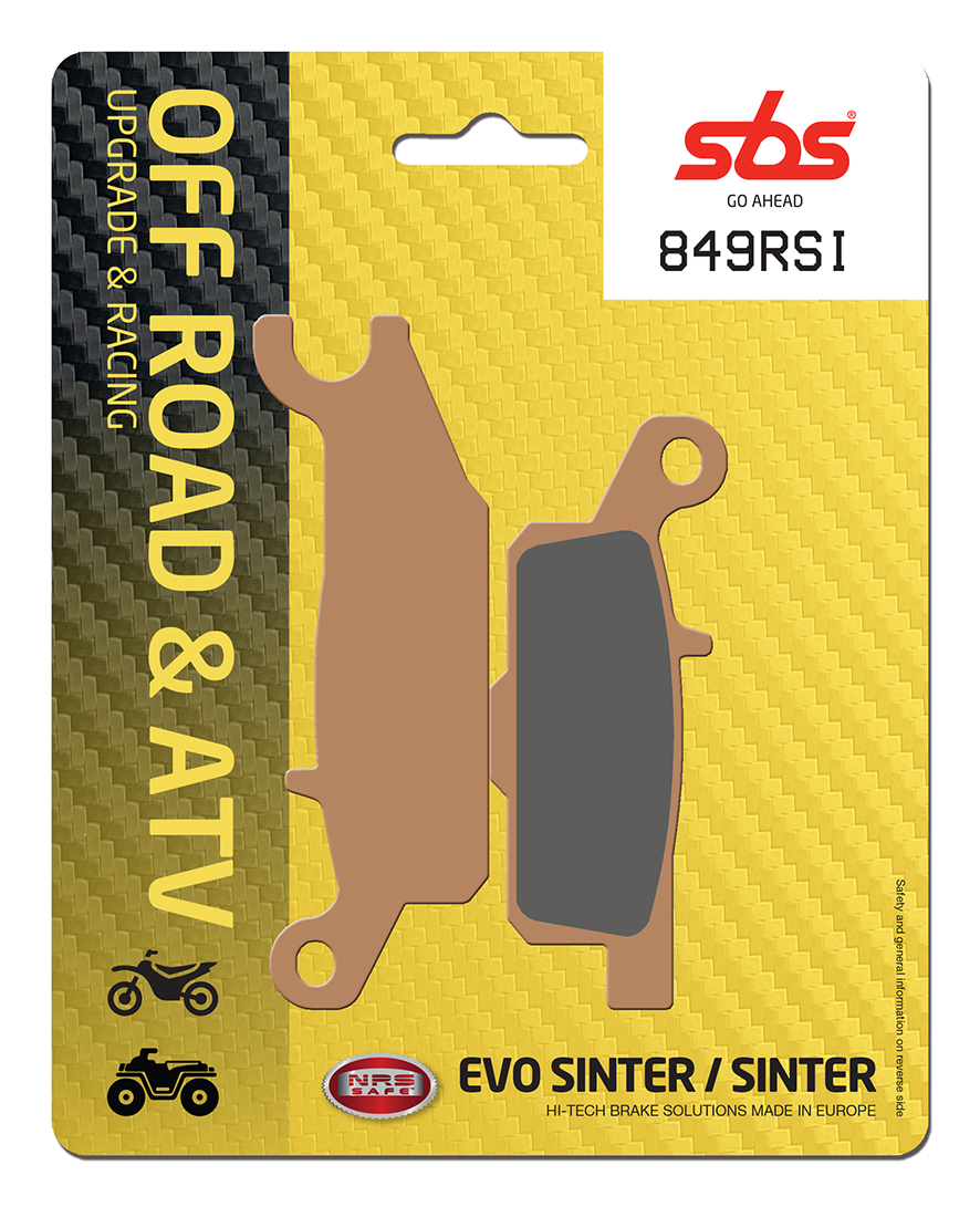 Bremsbelag SBS 849RSI (Satz pro Scheibe) Offroad Racing Sinter