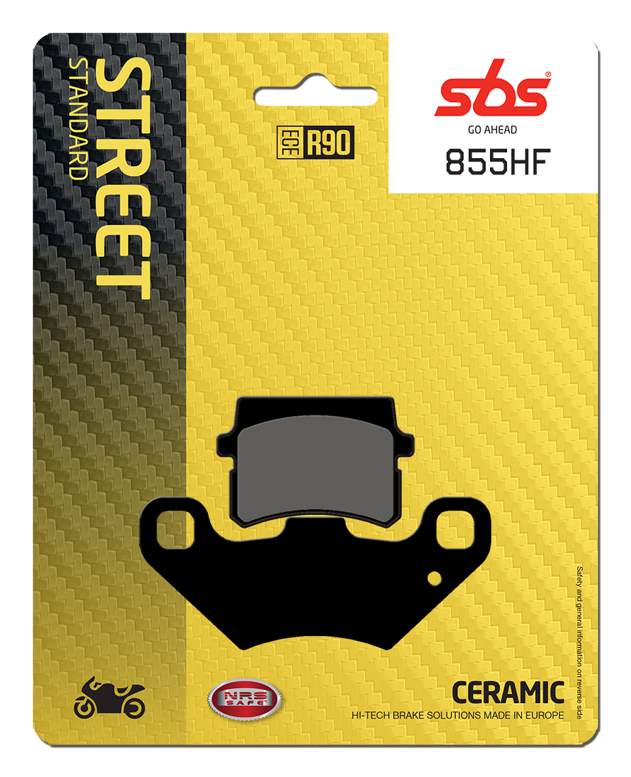 Bremsbelag SBS 855HF (Satz pro Scheibe) Street Ceramic