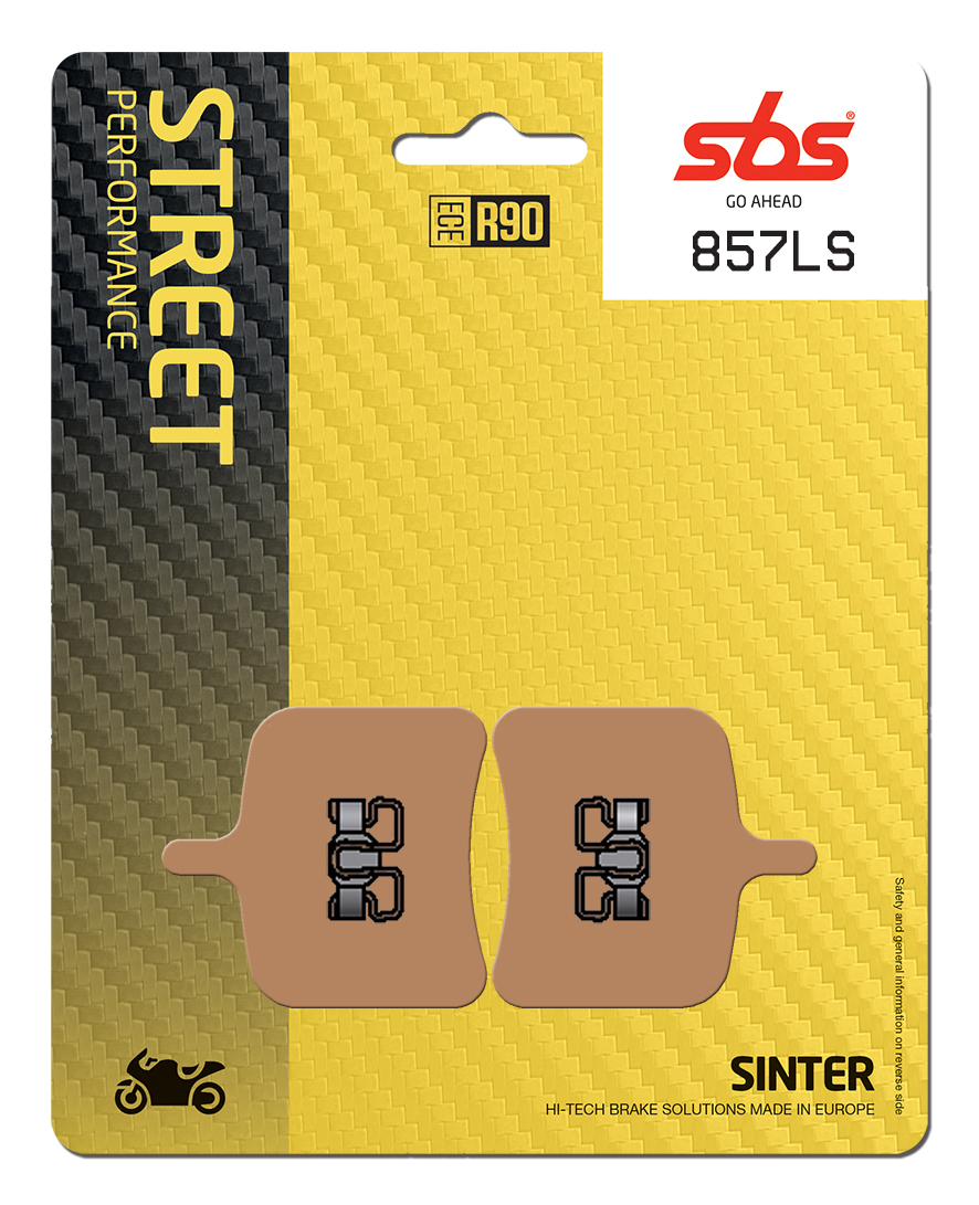 Bremsbelag SBS 857LS (Satz pro Scheibe) Street Sinter