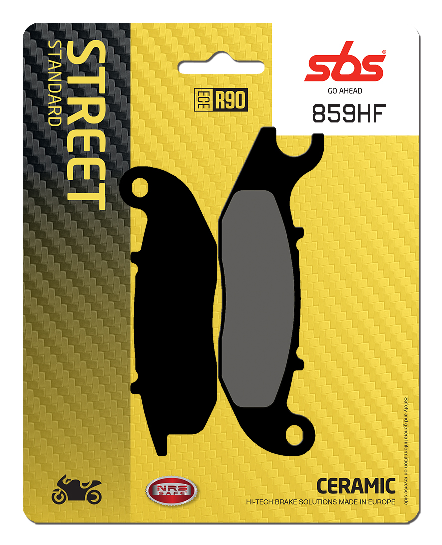 Bremsbelag SBS 859HF (Satz pro Scheibe) Street Ceramic