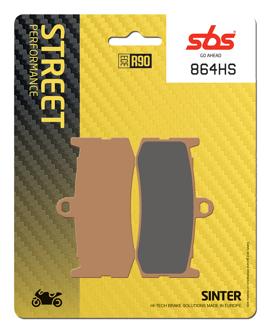 Bremsbelag SBS 864HS (Satz pro Scheibe) Street Sinter