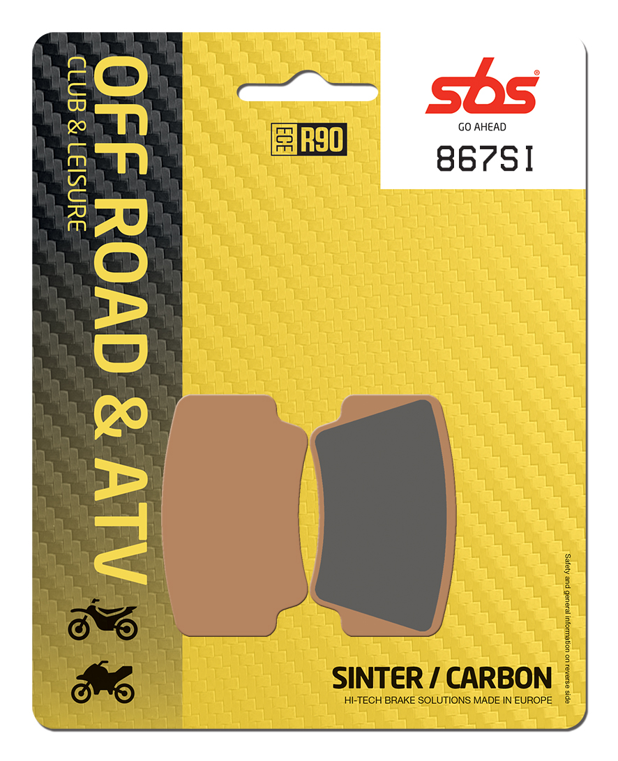 Bremsbelag SBS 867SI (Satz pro Scheibe) Offroad Sinter