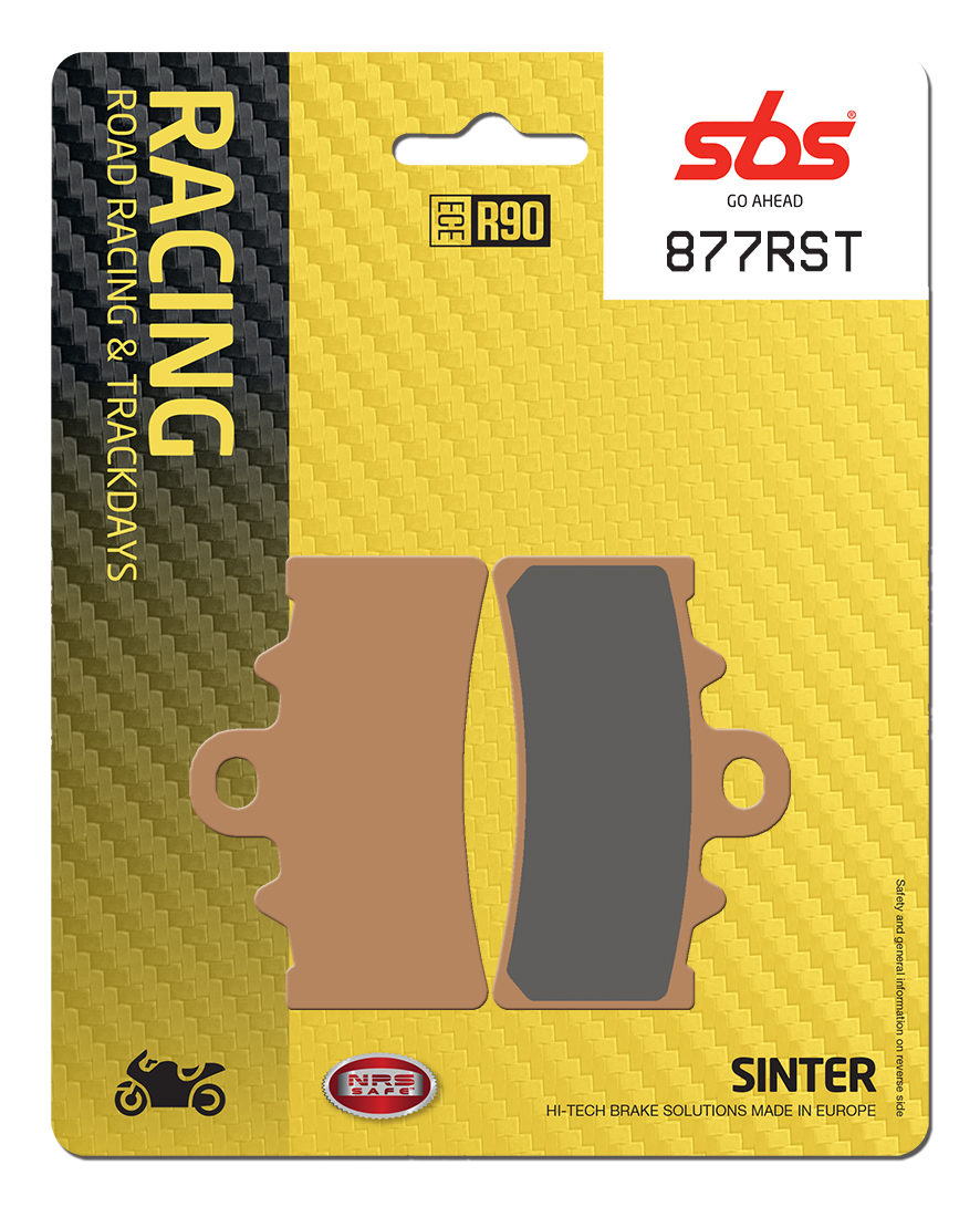 Bremsbelag SBS 877RST (Satz pro Scheibe) Road Racing Sinter