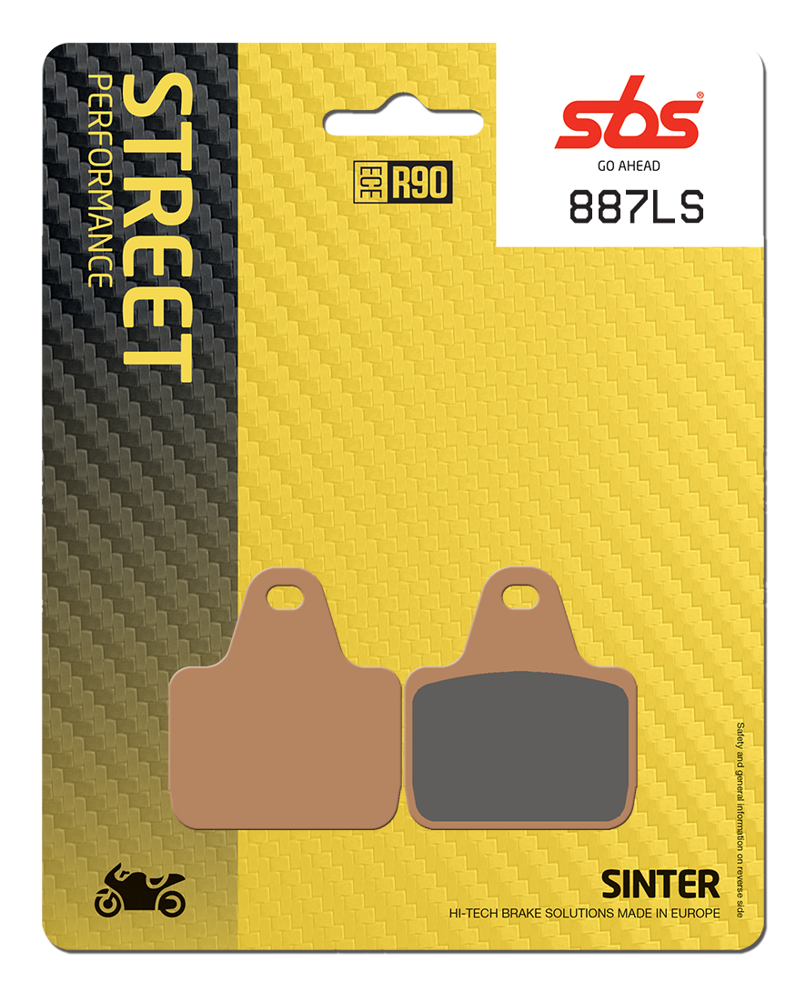 Bremsbelag SBS 887LS (Satz pro Scheibe) Street Sinter