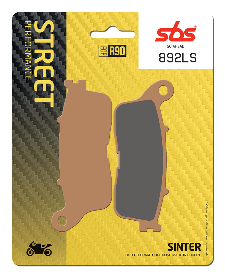Bremsbelag SBS 892LS (Satz pro Scheibe) Street Sinter