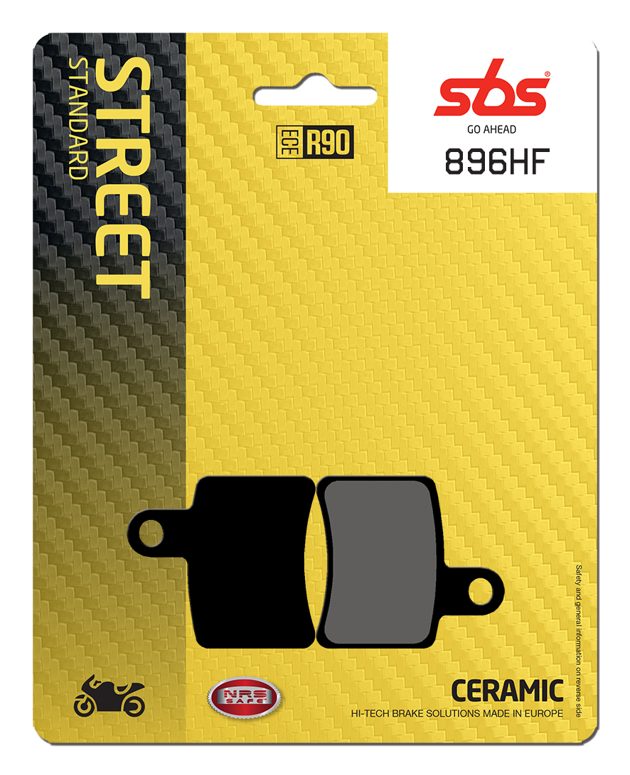 Bremsbelag SBS 896HF (Satz pro Scheibe) Street Ceramic