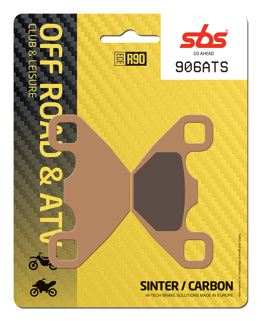 Bremsbelag SBS 906ATS (Satz pro Scheibe) Quad Sinter