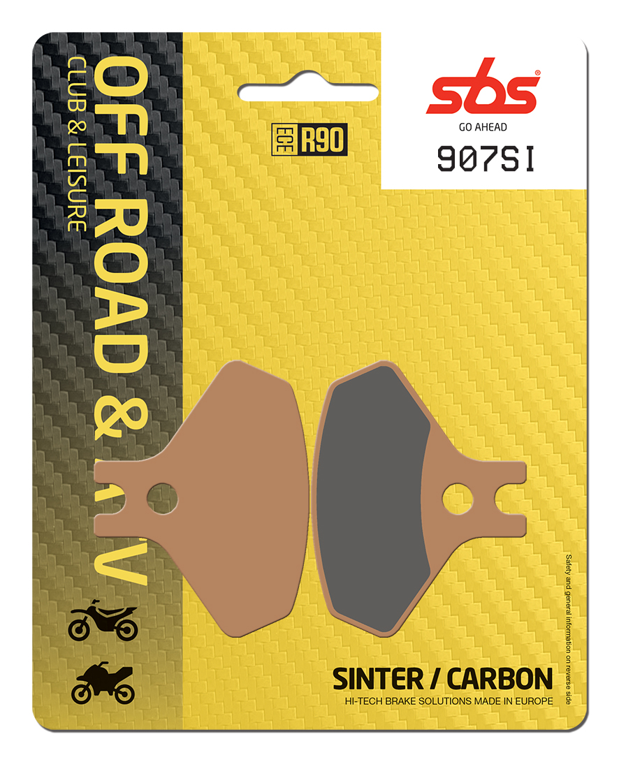 Bremsbelag SBS 907SI (Satz pro Scheibe) Offroad Sinter