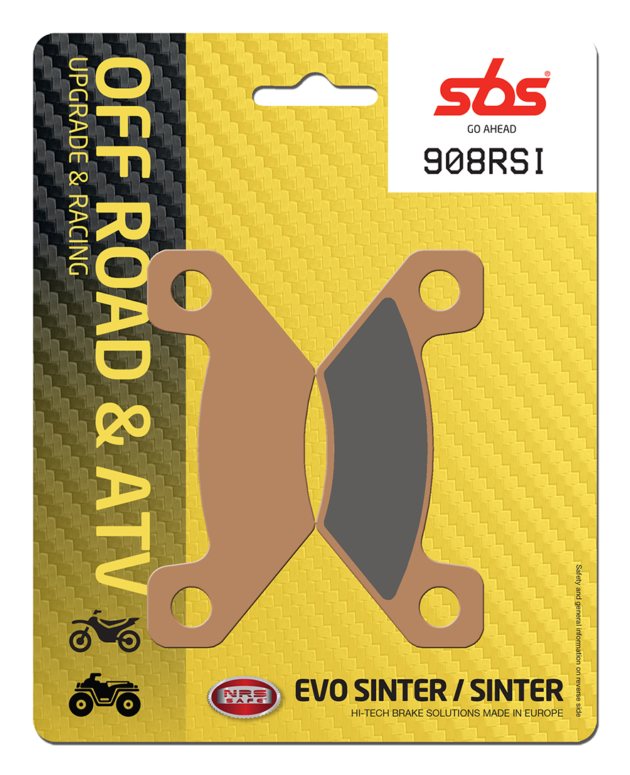Bremsbelag SBS 908RSI (Satz pro Scheibe) Offroad Racing Sinter