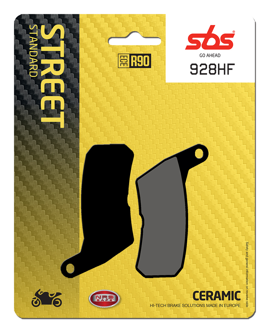 Bremsbelag SBS 928HF (Satz pro Scheibe) Street Ceramic