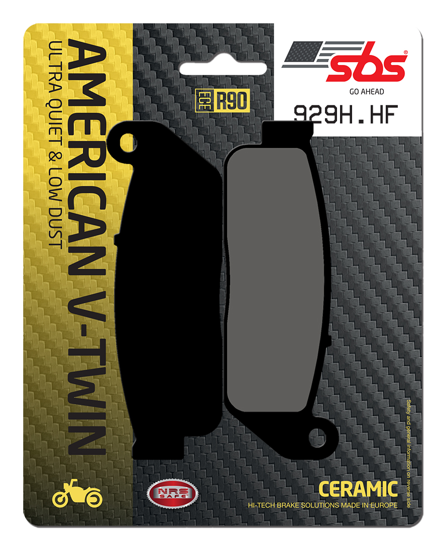 Bremsbelag SBS 929H.HF (Satz pro Scheibe) Street High Power Ceramic