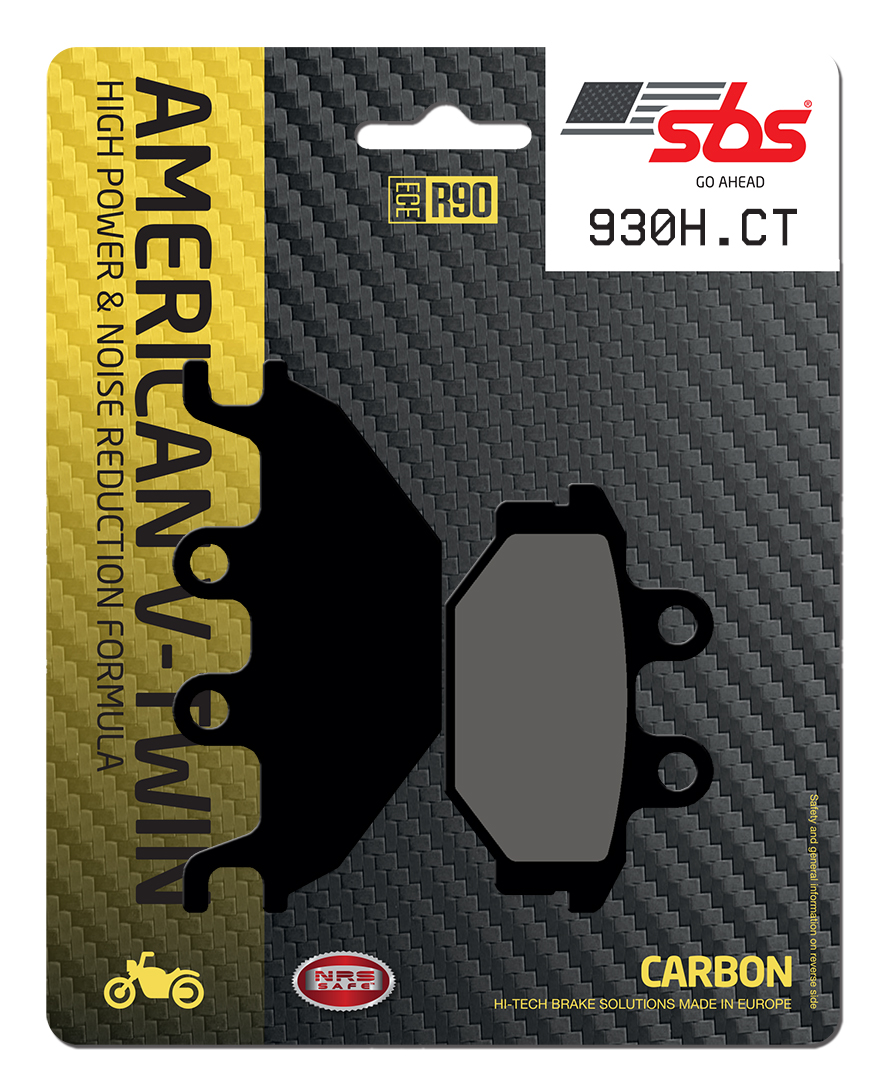 Bremsbelag SBS 930H.CT (Satz pro Scheibe) Street High Power Carbon