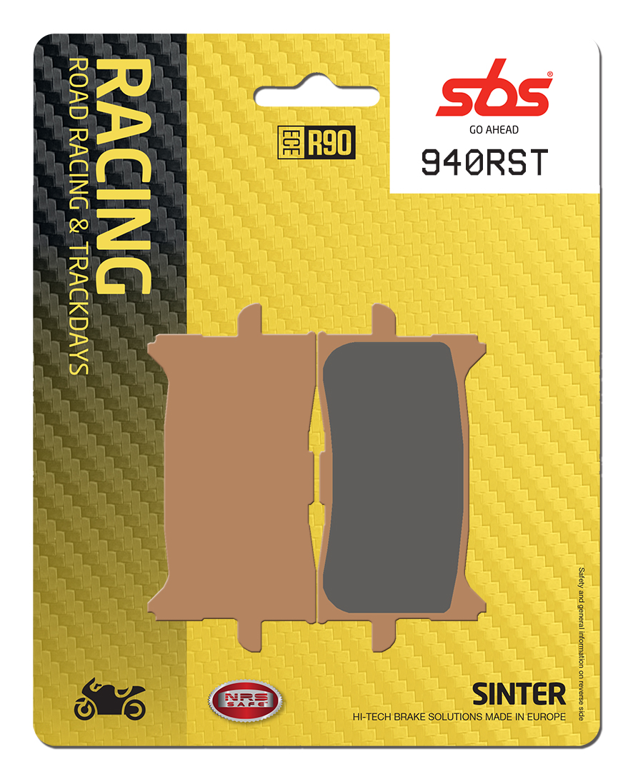 Bremsbelag SBS 940RST (Satz pro Scheibe) Road Racing Sinter