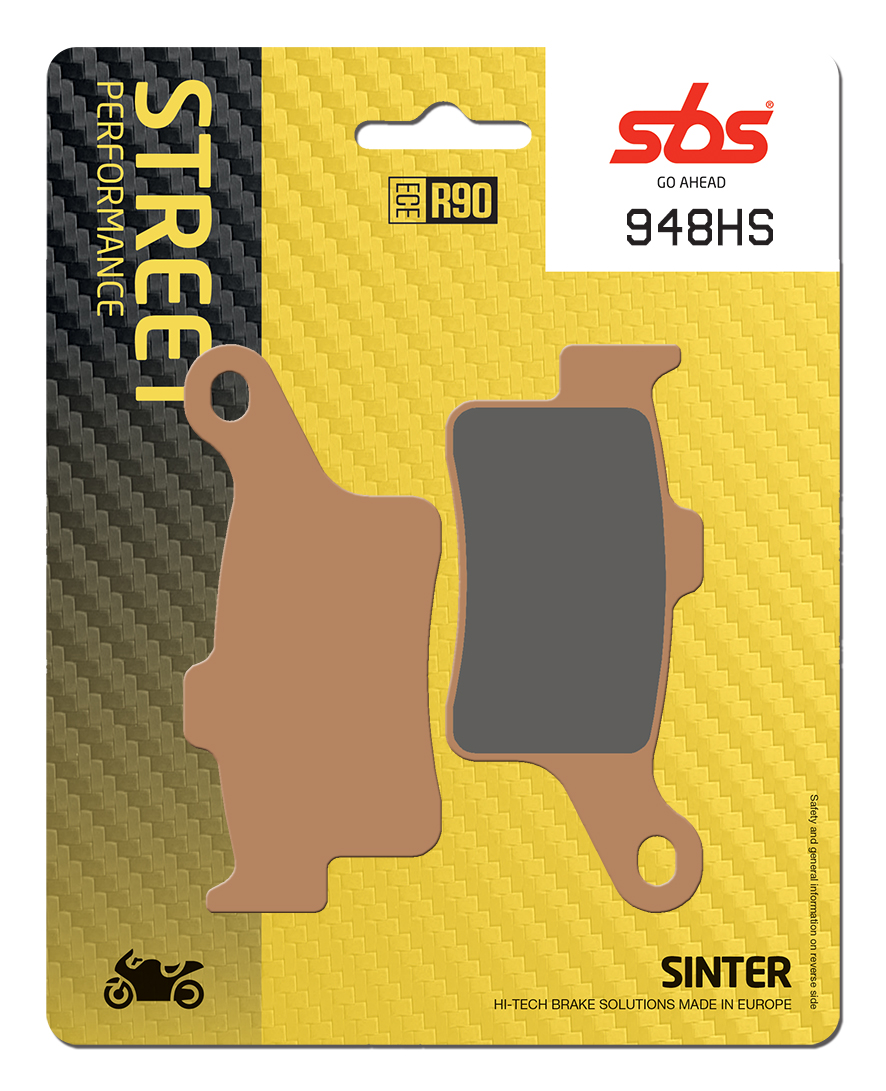 Bremsbelag SBS 948HS (Satz pro Scheibe) Street Sinter