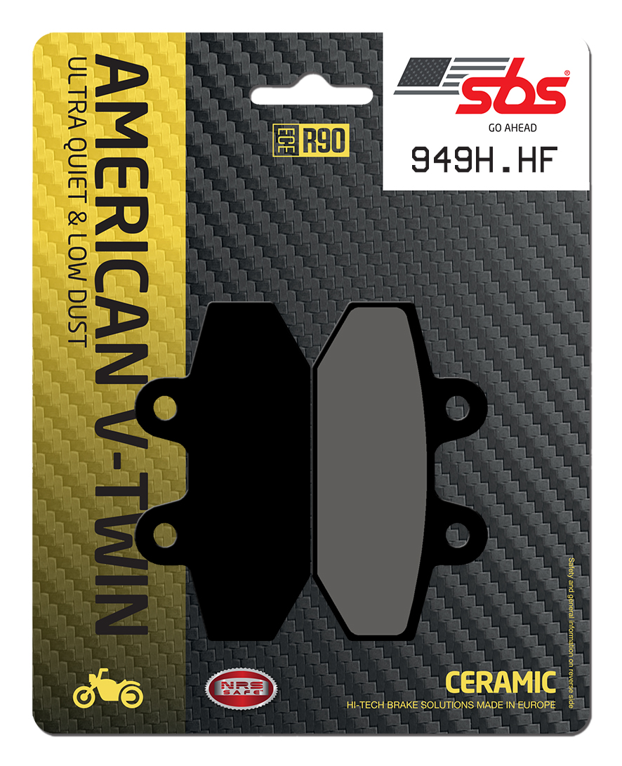 Bremsbelag SBS 949H.HF (Satz pro Scheibe) Street High Power Ceramic