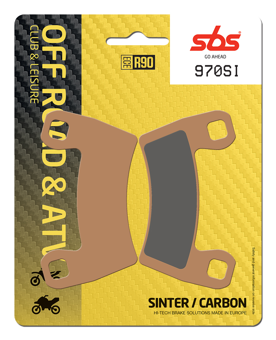 Bremsbelag SBS 970SI (Satz pro Scheibe) Offroad Sinter