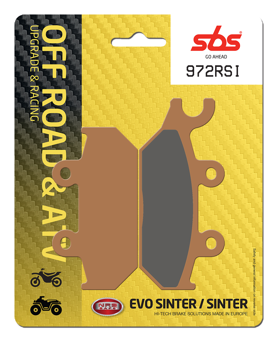 Bremsbelag SBS 972RSI (Satz pro Scheibe) Offroad Racing Sinter