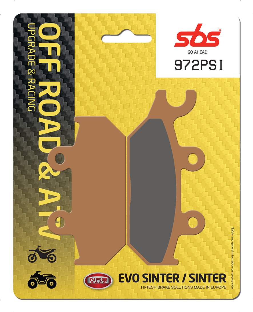 Bremsbelag SBS 972PSI (Satz pro Scheibe) Offroad Racing EVO Sinter