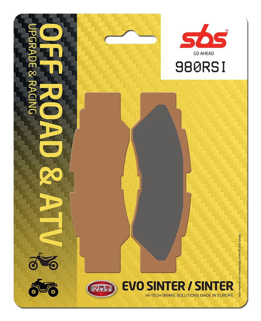 Bremsbelag SBS 980RSI (Satz pro Scheibe) Offroad Racing Sinter