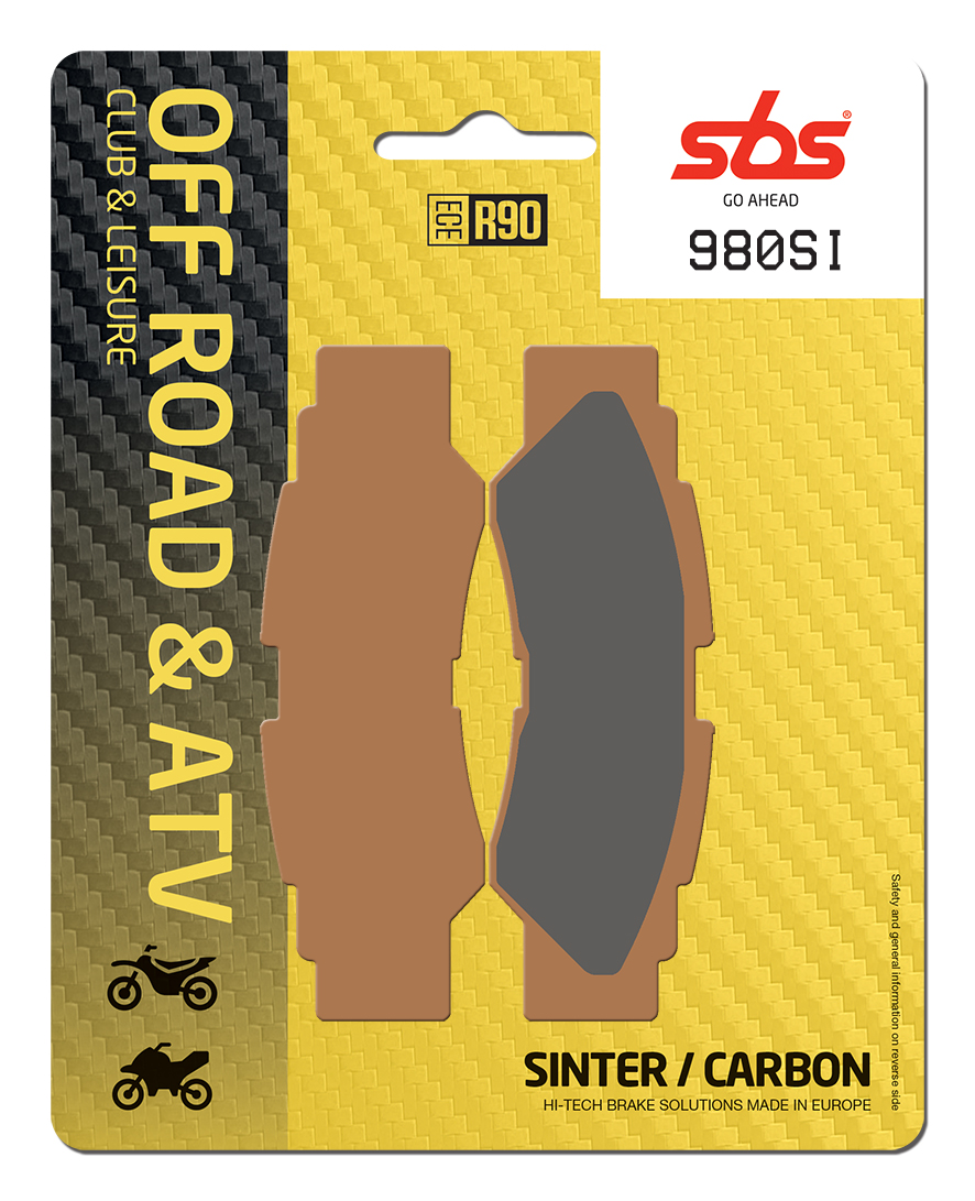 Bremsbelag SBS 980SI (Satz pro Scheibe) Offroad Sinter